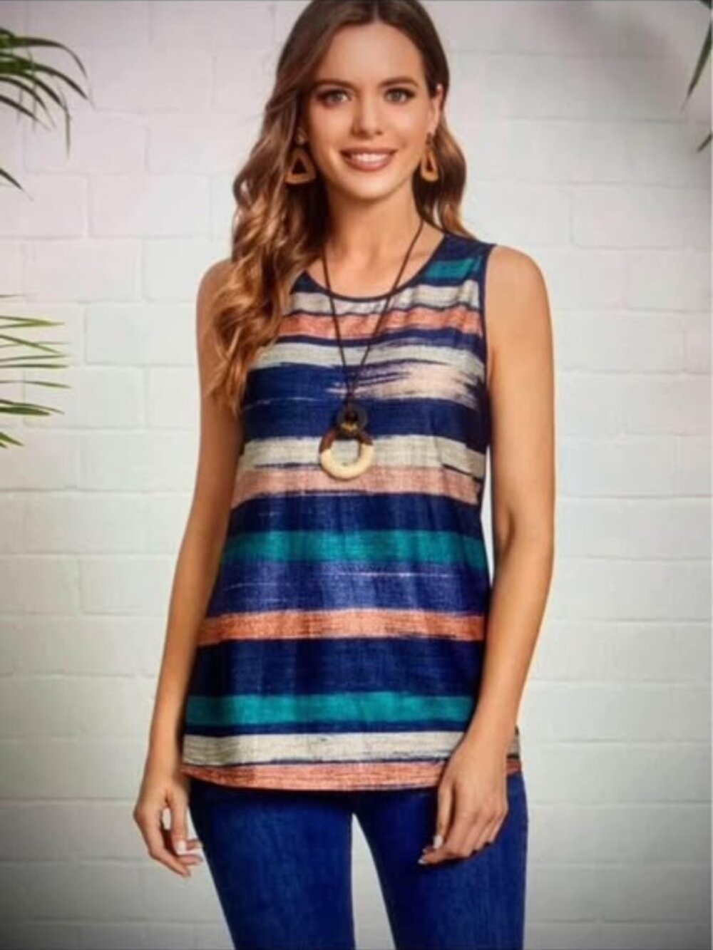 Ladies XXL Colorblock design tank style shirt 10.00